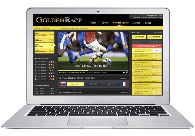 Golden Race Sports betting software solution